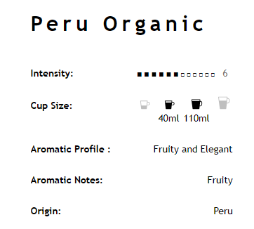 Professional Peru Organic Professional кофе капсулы плоские (чалды), .